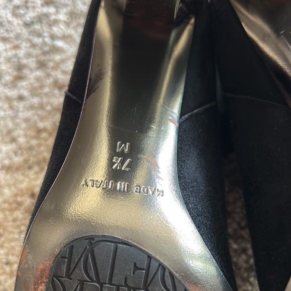 Diane von furstenburg suede ankle boots size 7 1/2 med - Picture 6 of 10